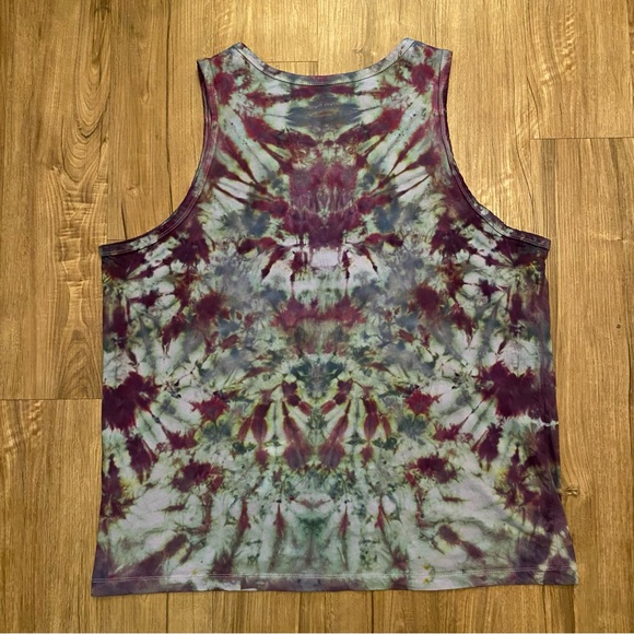 🟢NEW🟣 CUSTOM NIKE TIE DYE MEN’S TANK TOP - Picture 5 of 8